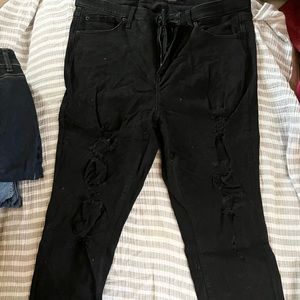 Torrid black sky high skinny jeans size: 20T